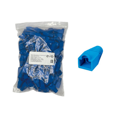 B-RJ45 Blue (синий) Колпачки RJ45 Cat5/Cat6 (100 шт/пакет)