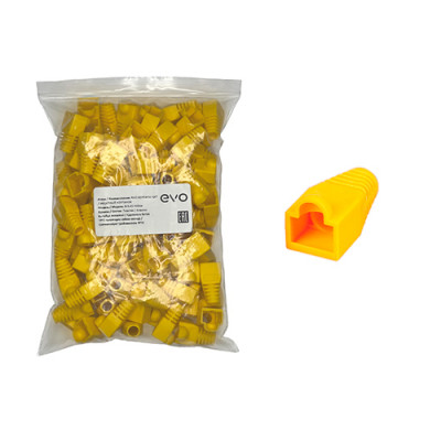B-RJ45 Yellow (жёлтый) Колпачки RJ45 Cat5/Cat6 (100 шт/пакет)