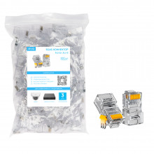RJ45-3U-6 EVO Коннектор FTP 3U (100 штук в упаковке)
